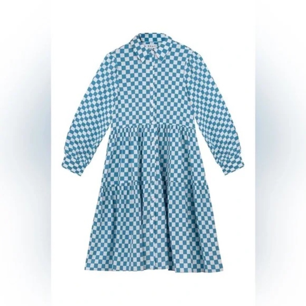 WRAY NYC - Flounce Dress in Blue XS